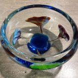 Vaso scultoreo vetro Murano