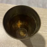 Bicchiere Metallo Argentato Lassi Indiano