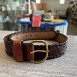 Cintura Pelle El Charro Vintage Made In Oklahoma