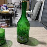 6 Bicchieri Vintage Verdi + Bottiglia