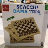 Gioco scacchi dama tria Dal Negro