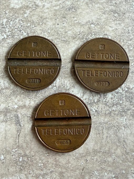 3 gettoni telefonici