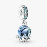 Charm Pandora Polpo Vetro Murano