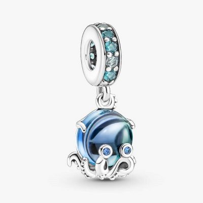 Charm Pandora Polpo Vetro Murano Charm Pandora Polpo Vetro Murano