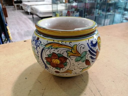 Vasetto ceramica dipinto a mano