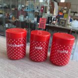 3 Barattoli Cucina Vetro Cerve