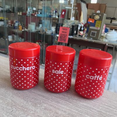 3 Barattoli Cucina Vetro Cerve 3 Barattoli Cucina Vetro Cerve