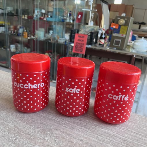 3 Barattoli Cucina Vetro Cerve