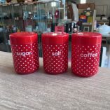 3 Barattoli Cucina Vetro Cerve