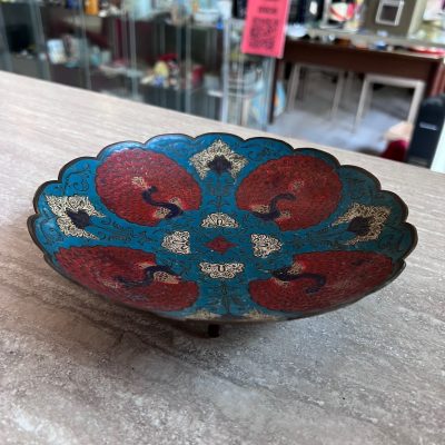 Piattino Ottone Dipinto Piattino Ottone Dipinto