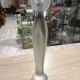 Scultura religiosa vetro satinato