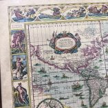 Quadro Stampa Mappa Antica