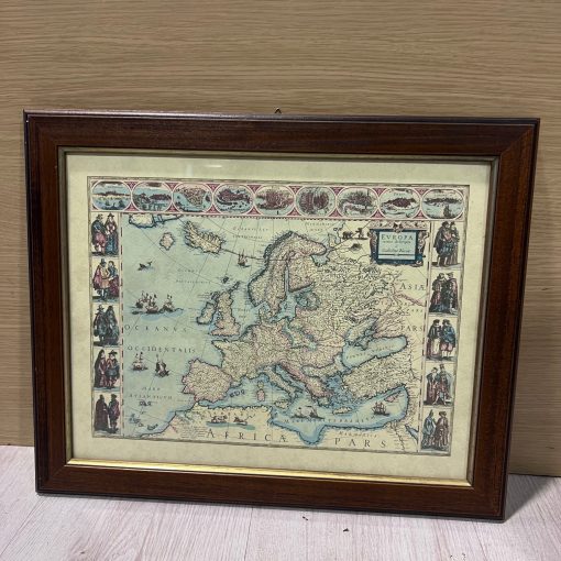 Quadro Stampa Mappa Antica