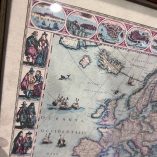 Quadro Stampa Mappa Antica