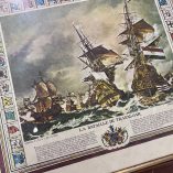 Quadro Stampa Battaglia Navale Trafalgar