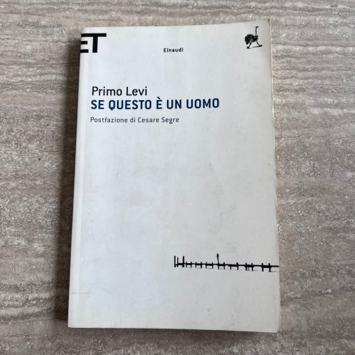 Libro Primo Levi Se Questo E Un Uomo