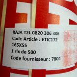 500 etichette fragile