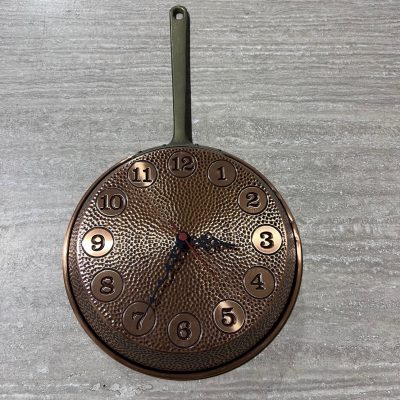 Orologio Padella Rame