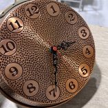 Orologio Padella Rame