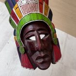Maschera Legno Maya