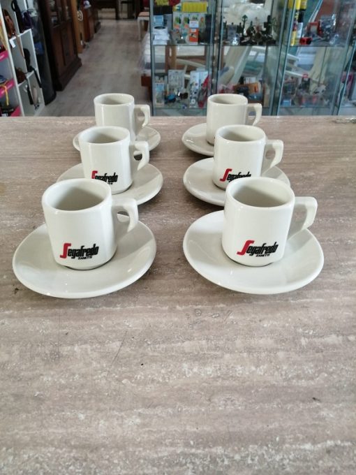Servizio 6 tazzine caffe Segafredo