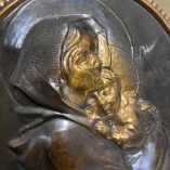 Bassorilievo Rame Madonna Con Bambino