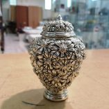 Vasetto laminato argento