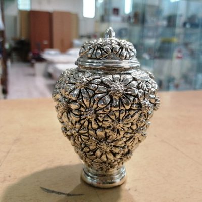 Vasetto laminato argento Vasetto laminato argento