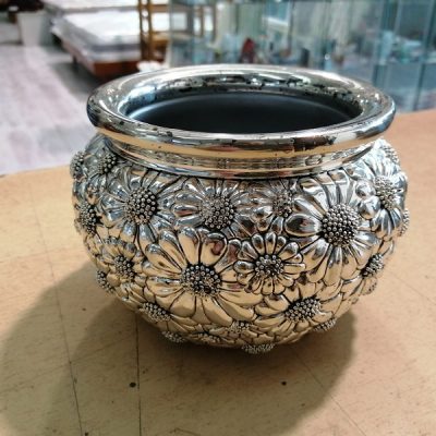 Vaso laminato argento Vaso laminato argento