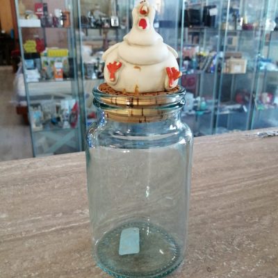 Barattolo Cucina Vetro Gallina Barattolo Cucina Vetro Gallina