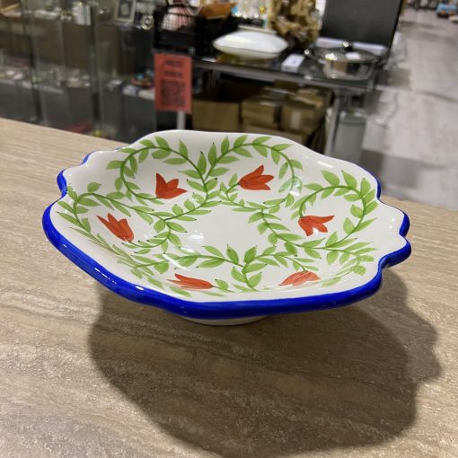 Alzatina Ceramica Dipinta A Mano