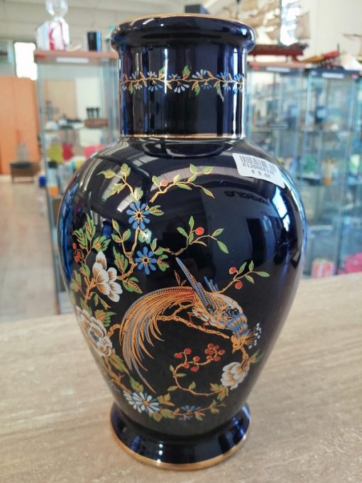 Vasetto Blu Cobalto Stile Sevres