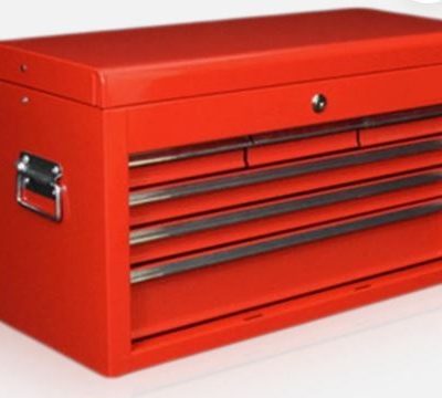 Cassetta porta attrezzi acciaio rosso