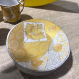 6 Tazzine Caffe Porcellana Oro Zecchino