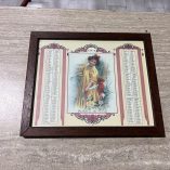 Quadretto Calendario Dei Ricordi 1964