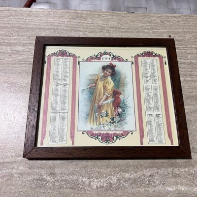 Quadretto Calendario Dei Ricordi 1964