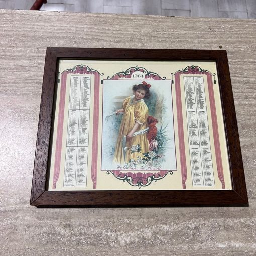 Quadretto Calendario Dei Ricordi 1964