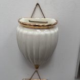 Coppia Vasi Muro Ceramica Vintage