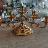 Candelabro Ottone Dorato