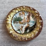 Piattino Ceramica Dipinta Albisola Angioletto
