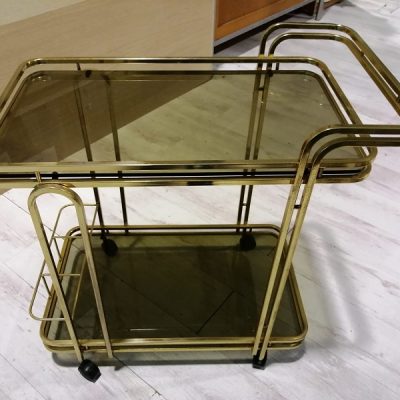 Carrello bar in ottone