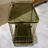 Carrello bar in ottone