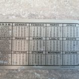 Calendario dentistico 1938