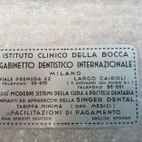 Calendario dentistico 1938