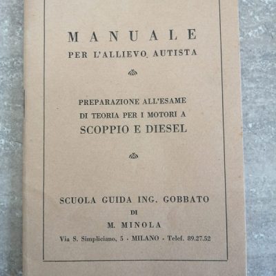 Manuale allievo autista