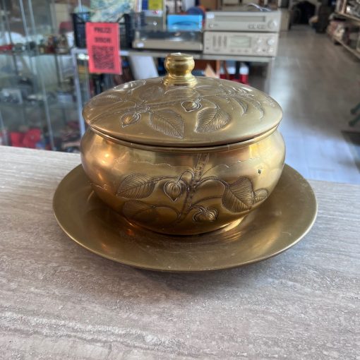 Portaoggetti + Piatto Ottone Puro