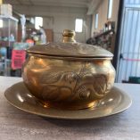 Portaoggetti + Piatto Ottone Puro