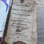 Vocabolario Lingua Italiana Antico 1869