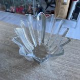 Centrotavola Cristallo Bohemia Lamina Argento New Daniel