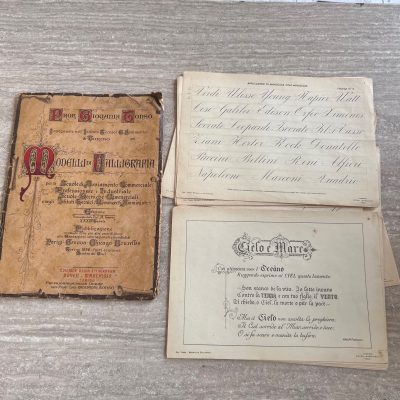 Modelli Calligrafia Giovanni Tonso 1898 Modelli Calligrafia Giovanni Tonso 1898